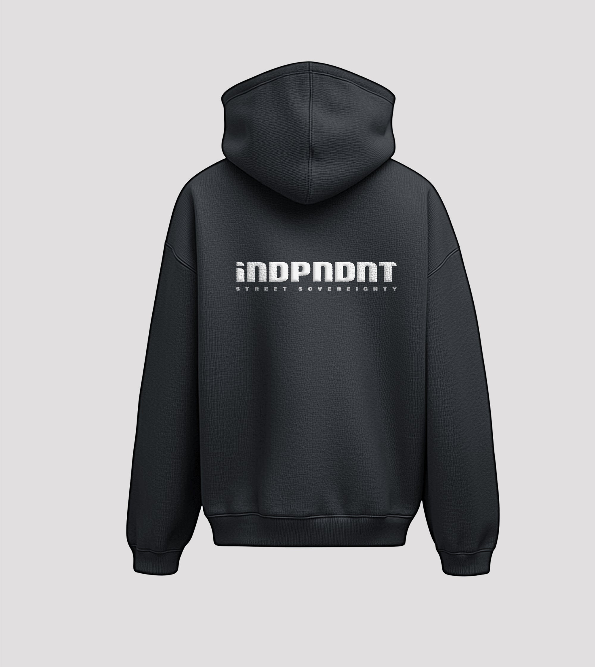 Puff "iNDPNDNT" Hoodie - Charcoal