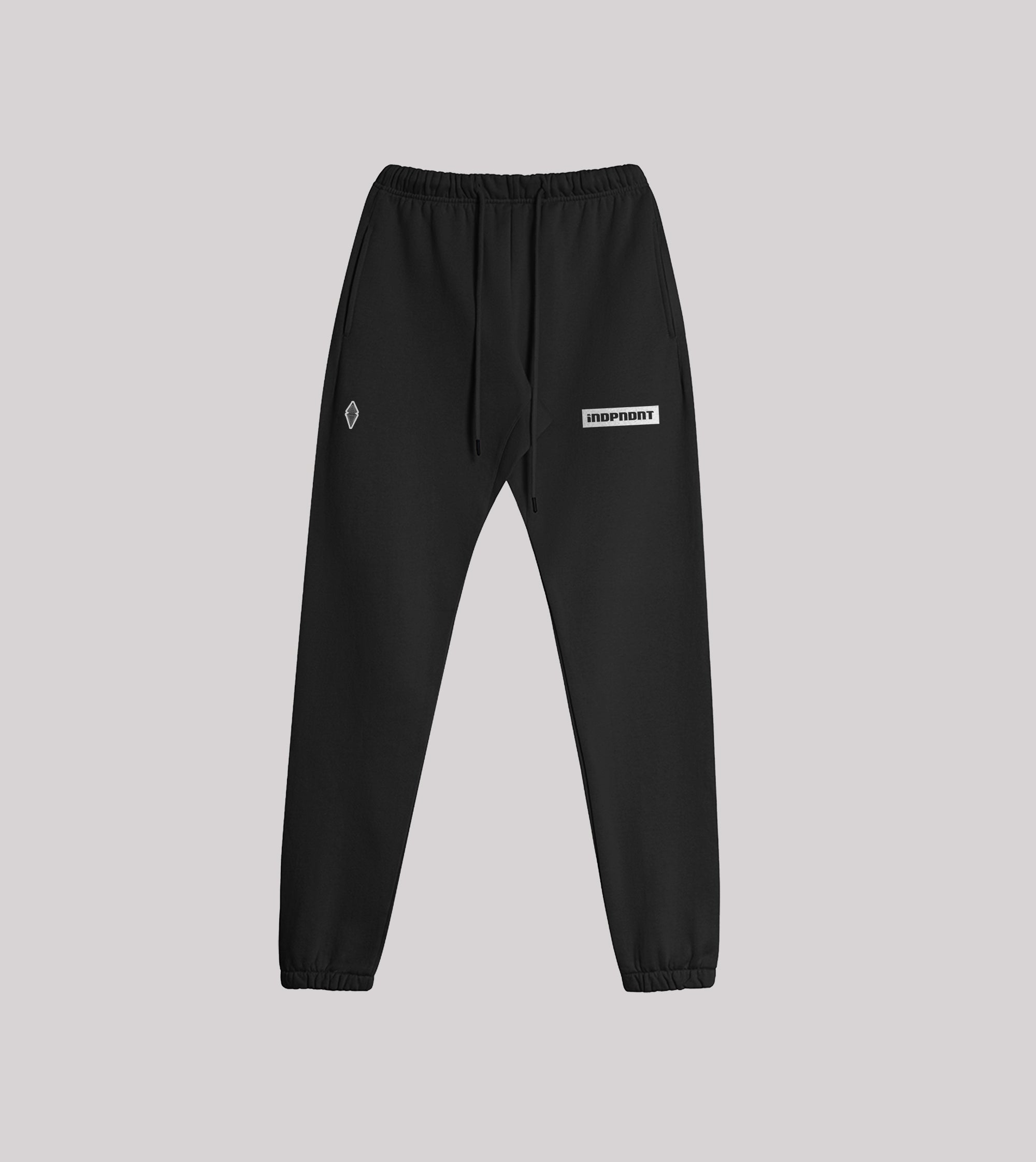 3D "iNDPNDNT" Joggers - Black