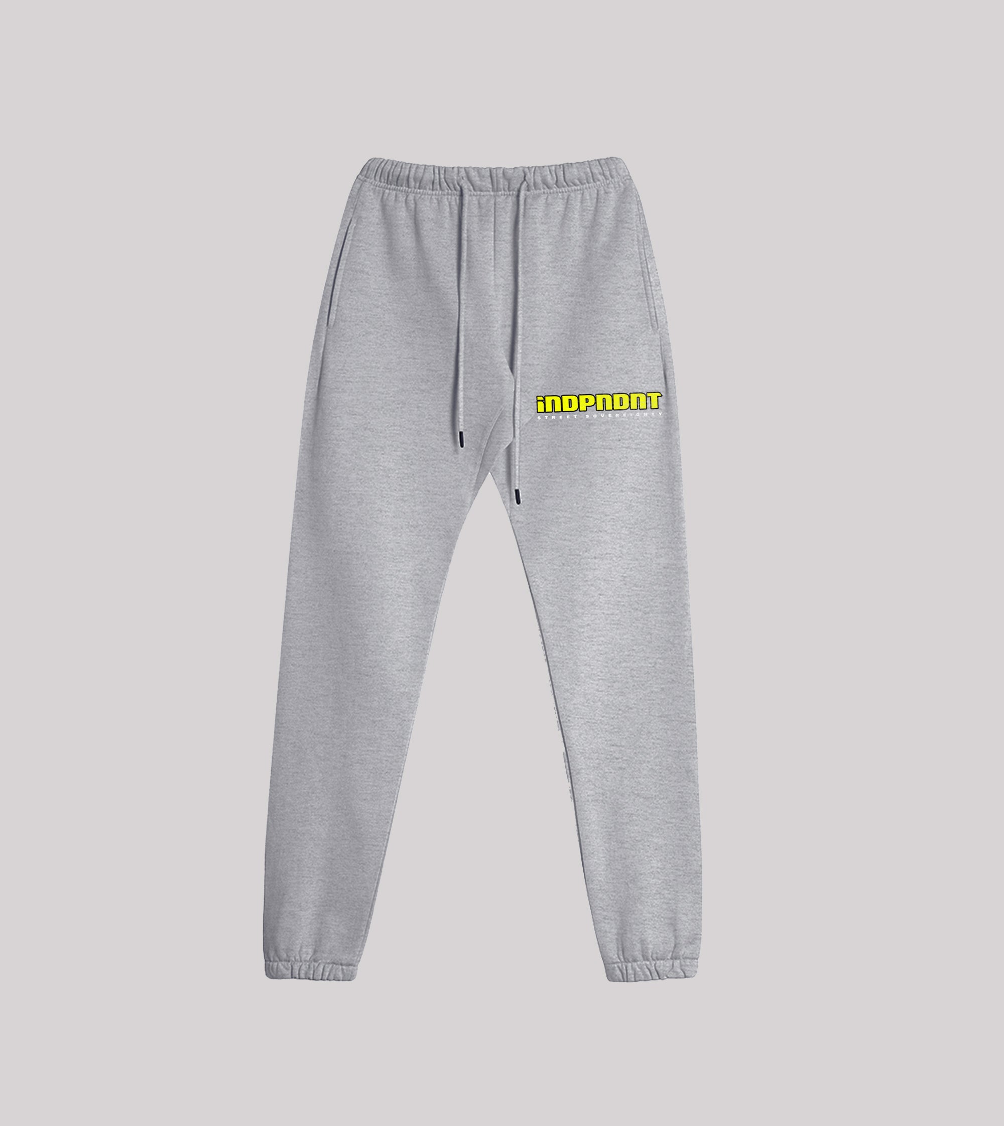 Wolf Mascot "iNDPNDNT" Joggers - Grey