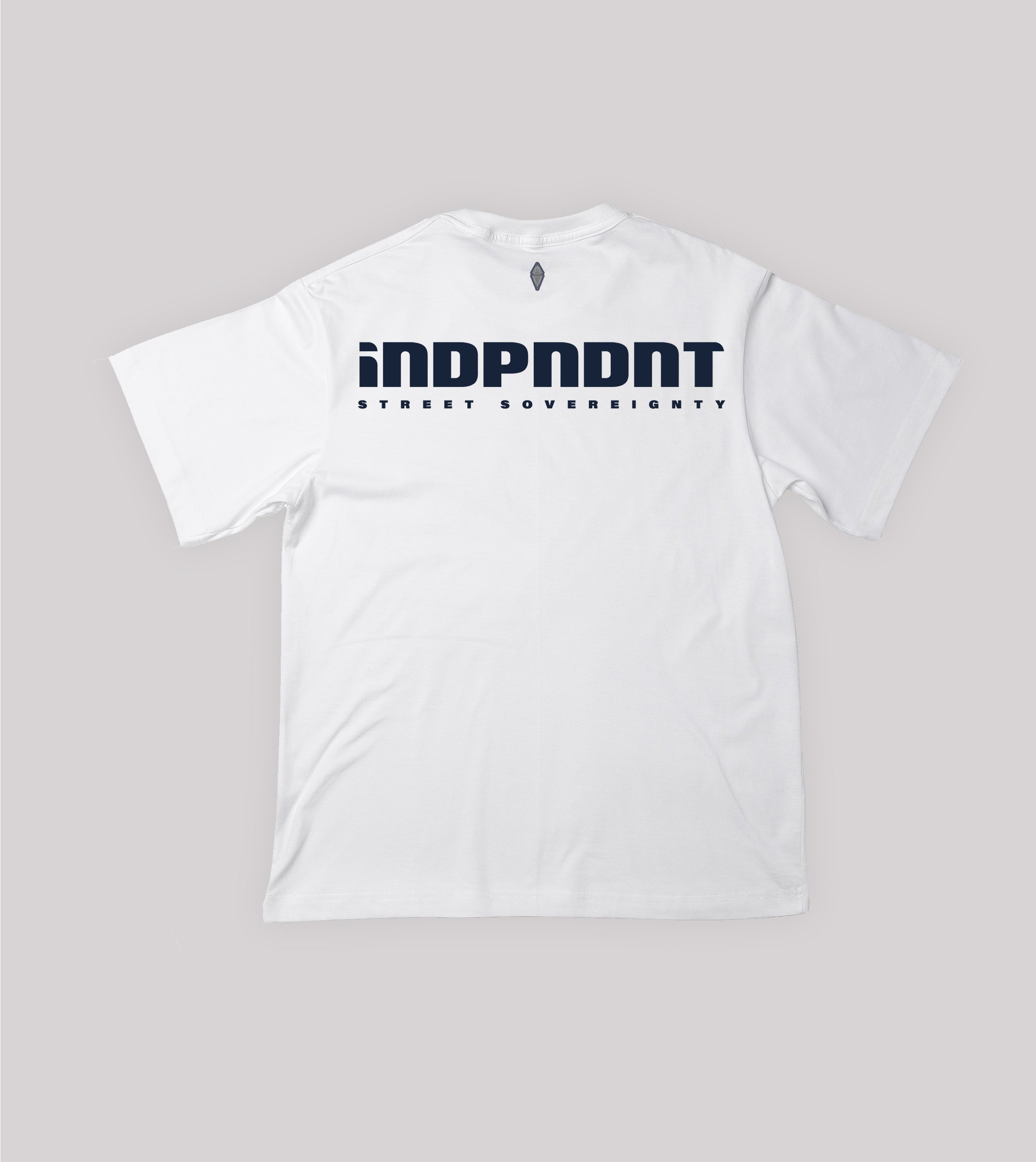 "Unemployed Straight Trapping" iNDPNDNT Tee - White