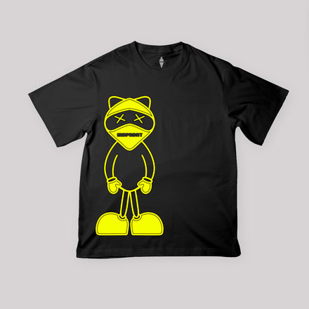 Wolf Mascot "iNDPNDNT" Tee - Black